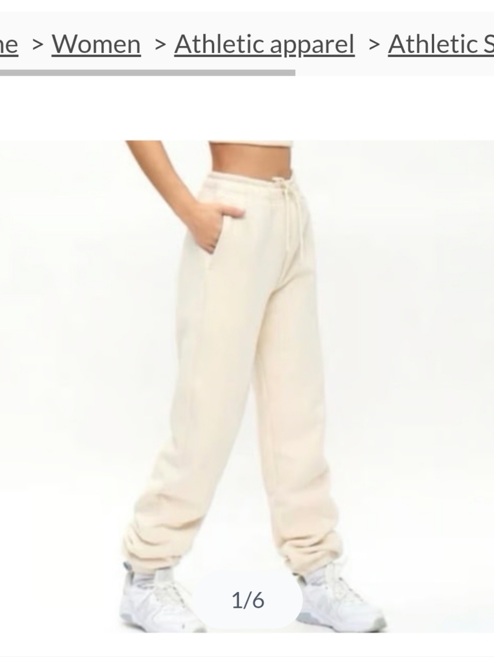 Buffbunny Plush Fleece Jogger Pale Rose Small
